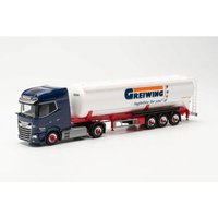HERPA 954693 1:87 DAF XG+ Silo-Sattelzug 60m³ "Greiwing Food" von Herpa