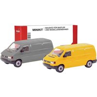Herpa 012386-004 H0 PKW Modell Volkswagen T4 Kasten, grau und ginstergelb von Herpa