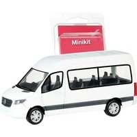 Herpa 013468 H0 Bus Modell Mercedes Benz Sprinter Bus Hochdach, weiß von Herpa