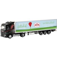 Herpa 317696 H0 LKW Modell Scania CR20 ND LNG Kühlkoffer-Sattelzug "Zentis" (Nordrhein-Westfalen/Aachen) von Herpa
