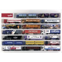 LKW Schaukasten, Vitrine für Sammler (weiß), Eurolänge (64,5cm x 45cm x 3,5cm) von Herpa Miniaturmodelle GmbH