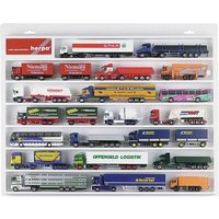 LKW-Schaukasten, Vitrine für Sammler weiß, (57cm x 45cm x 3,5cm) von Herpa