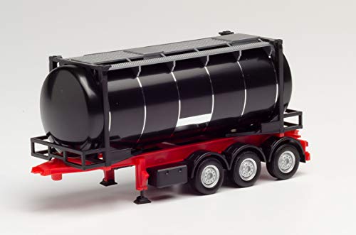 herpa 076678-002 Swapcontainer, schwarz neutraler ergänzt das beliebte 26 ft. Containerchassis in roter Farbgebung, beladen Swap-Container, Sortiment von herpa