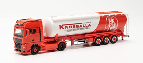 herpa 314268 Man Man TGX GX Individual Silo-Sattelzug Knossalla in Miniatur zum Basteln Sammeln und als Geschenk, Mehrfarbig, Small von herpa