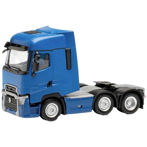 Renault T Facelift 6×2 Zugmaschine, blau Modell LKW Miniaturmodelle Kleinmodell Sammlerstück Detailgetreu von herpa