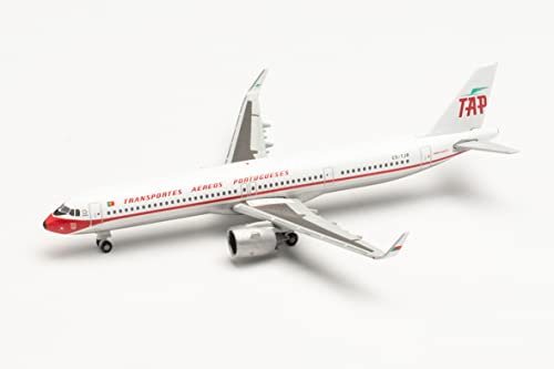 herpa 535373 TAP Air Portugal Airbus A321neo, Modell Flugzeug, Modellbau, Miniaturmodelle, Sammlerstück, Mehrfarbig von herpa