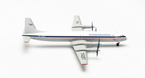 herpa 571937 Domodedovo Airlines Ilyushin Modell Flugzeug Modellbau Miniaturmodelle Sammlerstück, Mehrfarbig von herpa