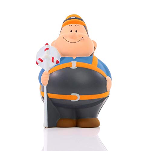 SQUEEZIES® Herr Bert® Servicetechniker Bert - Knautschfigur zum Stressabbau - Stressball Anti-Stress Beschäftigung Stressbewältigung - Geschenk Arbeit Kollegen Mitarbeiter Kunden Freunde von Herr Bert