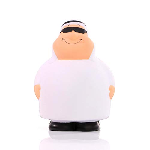 SQUEEZIES Scheich Bert - Der perfekte Antistress-Begleiter für Weltenbummler und Bürohelden - lustiges Geschenk für jeden Anlass! von Herr Bert