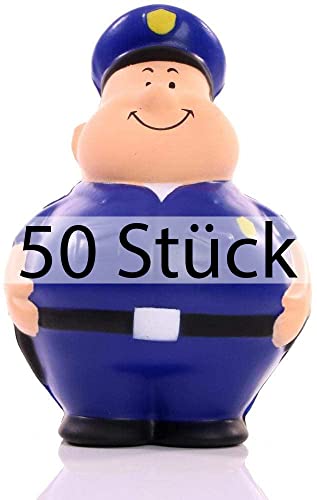 SQUEEZIES Poli Bert - Der Antistress Polizist sorgt für Recht und Ordnung und Entspannung - Geschenk für alle Anlässe - 10er Pack SQUEEZIES Poli Bert - Der Antistress Polizist sorgt für Recht und Ordnung und Entspannung - Geschenk für alle Anlässe - 10er Pack von Herr Bert