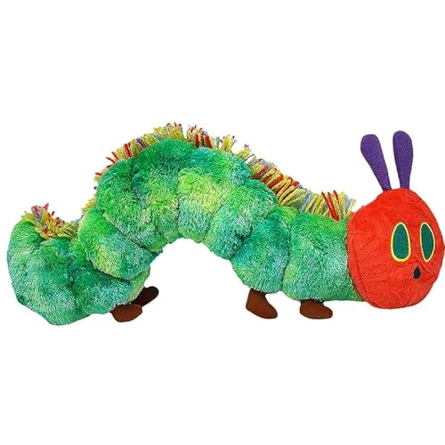 Herreicher Die kleine Raupe Nimmersatt Weiche Plüschraupe nach dem Kinderbuch Kuscheltier Puppe Baby Spielzeug (15.7Inch) von Herreicher