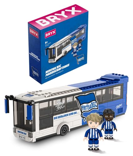 Hertha BSC Berlin 3D Bausteinsatz Mannschaftsbus BAU-Set BRYX-Steine HBSCB von Hertha BSC