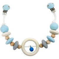 Wagenkette natur blau Wagenkette natur blau von Hess-Holzspielzeug