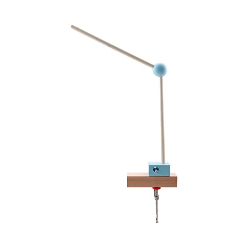 Hess Holzspielzeug 10252 - Mobilehalter aus Holz, nature blau von Hess Holzspielzeug