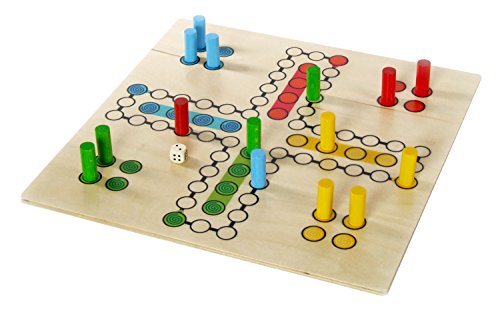 Hess Holzspielzeug 14848 - Brettspiel aus Holz, Raus mit Dir, 30 x 30 cm von Hess Holzspielzeug