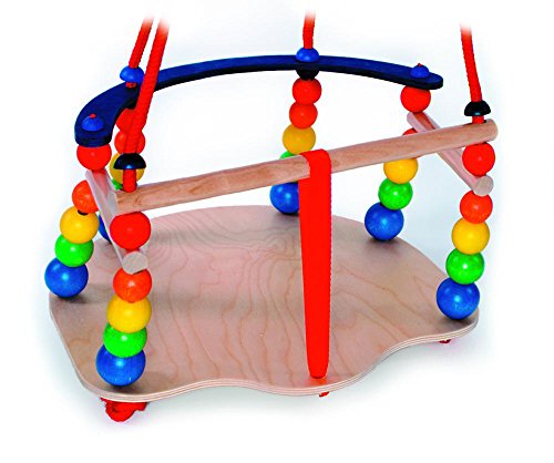 Hess Holzspielzeug 31103 - Gitterschaukel aus Holz, handgefertigt, für Kinder ab 12 Monaten, ca. 37 x 36 x 22 cm, für Garten und Terrasse Hess Holzspielzeug 31103 - Gitterschaukel aus Holz, handgefertigt, für Kinder ab 12 Monaten, ca. 37 x 36 x 22 cm, für Garten und Terrasse von Hess