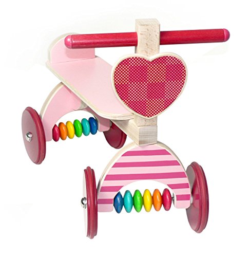Hess Holzspielzeug 31175 - Lauflerngerät aus Holz, Motiv Herz, mit Gummibereifung, handgefertigt, für Kinder ab 12 Monaten, ca. 60 x 40 x 30 cm Hess Holzspielzeug 31175 - Lauflerngerät aus Holz, Motiv Herz, mit Gummibereifung, handgefertigt, für Kinder ab 12 Monaten, ca. 60 x 40 x 30 cm von Hess