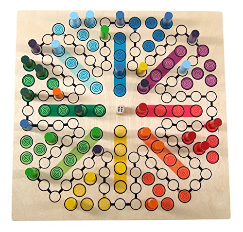 Hess Holzspielzeug 14849 - Brettspiel "Raus mit Dir" aus Holz, inkl. Würfel und Spiel-Steinen, handgefertigt, für bis zu 8 Personen, Spielspaß für Klein und Groß Hess Holzspielzeug 14849 - Brettspiel "Raus mit Dir" aus Holz, inkl. Würfel und Spiel-Steinen, handgefertigt, für bis zu 8 Personen, Spielspaß für Klein und Groß von Hess