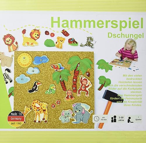 Hess Holzspielzeug 14936 - Hammerspiel Dschungel Hess Holzspielzeug 14936 - Hammerspiel Dschungel von Hess