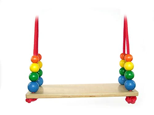 Hess Holzspielzeug 20004 - Brett-Schaukel aus Holz, handgefertigt, für Kinder ab 3 Jahren, ca. 40 x 15 cm groß, für Garten und Terrasse Hess Holzspielzeug 20004 - Brett-Schaukel aus Holz, handgefertigt, für Kinder ab 3 Jahren, ca. 40 x 15 cm groß, für Garten und Terrasse von Hess