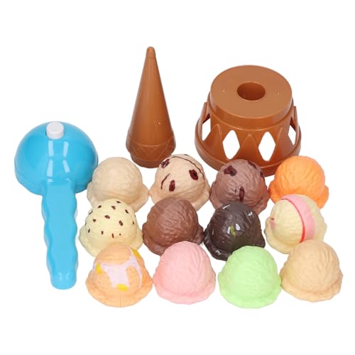 HETHLIF Ice Cream Cone Pretend Play Game Learning Toy Set für Tisch HETHLIF Ice Cream Cone Pretend Play Game Learning Toy Set für Tisch von Hethlif