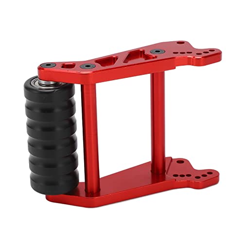 Hethlif Wheelie Stange, Wheelie Stange für Mini -Fahrrad mit Radmuster Aluminiumlegierung für Losi LMT Feststoff Achse 4WD LOS04022 1/8 RC -Auto (Rot) von Hethlif