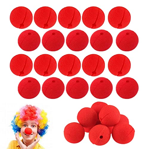 Heting-YQ 30 Stück Rot Clown Nase Rot Schwamm Nasen Clown-Nase Schaumstoff Rote für Fasching Karneval Halloween Weihnachten oder Andere Mottopartys Red Nose Day Komisch Kostüm Party Heting-YQ 30 Stück Rot Clown Nase Rot Schwamm Nasen Clown-Nase Schaumstoff Rote für Fasching Karneval Halloween Weihnachten oder Andere Mottopartys Red Nose Day Komisch Kostüm Party von Heting-YQ