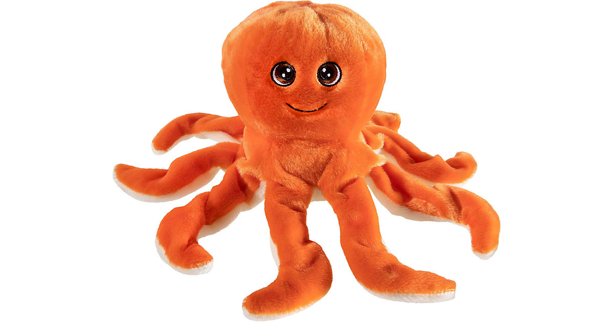 BOTTLE 2 BUDDY Oktopuss - aus recycelten Plastikflaschen, 15 cm orange BOTTLE 2 BUDDY Oktopuss - aus recycelten Plastikflaschen, 15 cm orange von Heunec