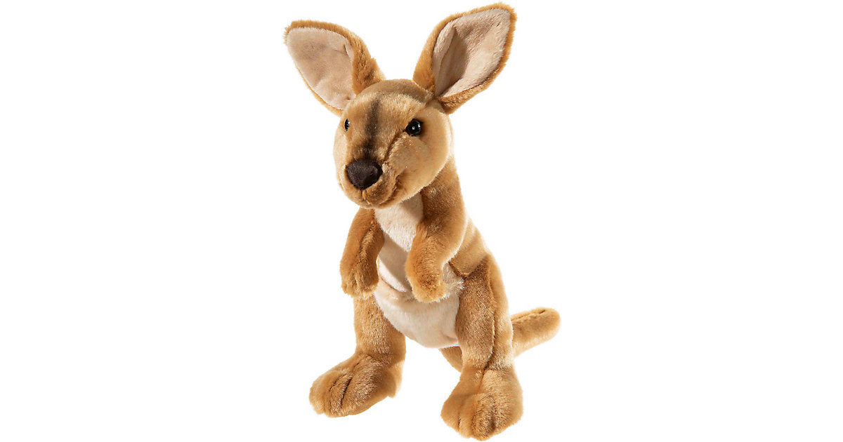 Bedrohte Tiere - Känguru 28 cm braun-kombi von Heunec