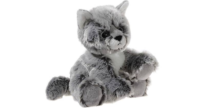 GLITTER-KITTY Katzen-Baby graumeliert, 20 cm von Heunec