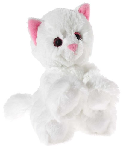 HEUNEC 246676 Cat MISANIMO Glitter-Kitty Babykatze weiß, bunt von Heunec