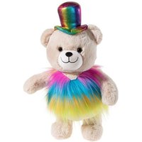 Heunec 324770 - Bär Wim Wonderman, Teddybär, Plüsch, 45cm, Tanzbär im Regenbogen-Zauber von Heunec