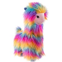Heunec 324879 - Alpaka Wilma Wunder 40cm, Plüsch, Regenbogenfarben von Heunec