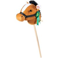 Heunec 740051 - Steckenpferd mit Plakette und Sound, Plüsch/Holz, hellbraun, 78 cm Heunec 740051 - Steckenpferd mit Plakette und Sound, Plüsch/Holz, hellbraun, 78 cm von Heunec