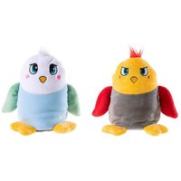 Heunec 756571 - Moodbooster Vögelchen Eve, Wendemaskottchen, Vogel-Wende-Plüschfigur mit Stimme, blau/gelb, Größe: 15cm Heunec 756571 - Moodbooster Vögelchen Eve, Wendemaskottchen, Vogel-Wende-Plüschfigur mit Stimme, blau/gelb, Größe: 15cm von Heunec
