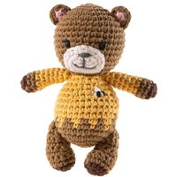Heunec 930179 - Bär gehäkelt, Braun-Orange, 15cm Heunec 930179 - Bär gehäkelt, Braun-Orange, 15cm von Heunec