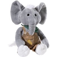 Heunec 335271 - Elefant, Latzhosen Gang, Stofftier, Plüschtier, 35cm von Heunec