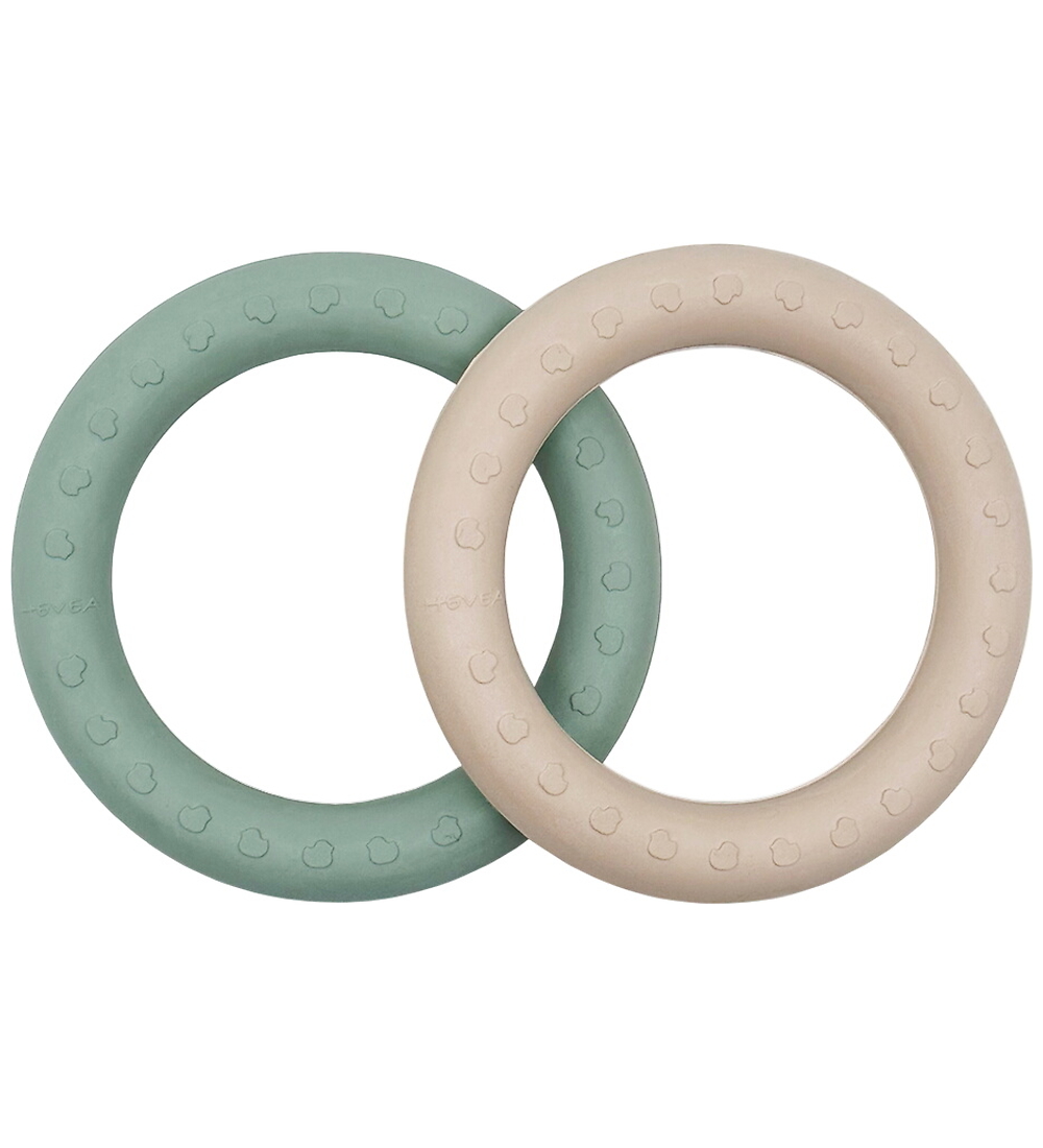 Hevea Beißringe - 2er-Pack - Sand & Seeschaum Blue - Hevea - One Size - Beißringe Hevea Beißringe - 2er-Pack - Sand & Seeschaum Blue - Hevea - One Size - Beißringe von Hevea