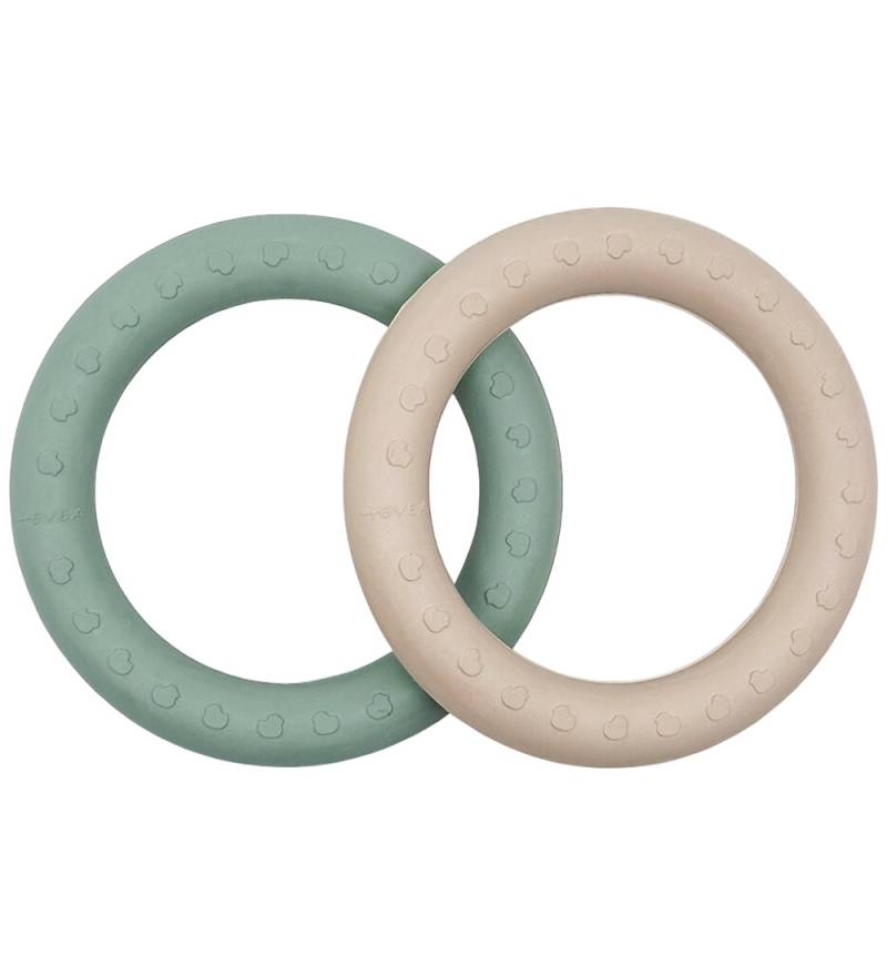 Hevea Beißringe - 2er-Pack - Sand & Seeschaum Blue - Hevea - One Size - Beißringe Hevea Beißringe - 2er-Pack - Sand & Seeschaum Blue - Hevea - One Size - Beißringe von Hevea