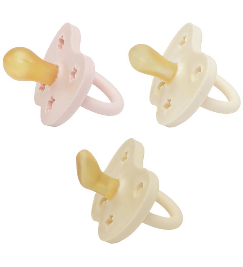 Hevea Schnuller - 0-3 Mt. - 3er-Pack - Naturgummi - Mädchen Mix - Hevea - 0-3 mt - Schnuller Hevea Schnuller - 0-3 Mt. - 3er-Pack - Naturgummi - Mädchen Mix - Hevea - 0-3 mt - Schnuller von Hevea