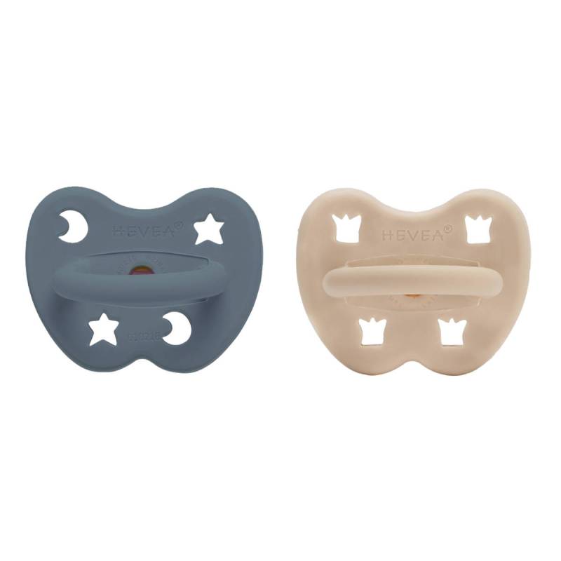Hevea - Schnuller 2er-Pack kiefergerecht "sand & ocean blue" 3-36 Monate Hevea - Schnuller 2er-Pack kiefergerecht "sand & ocean blue" 3-36 Monate von Hevea