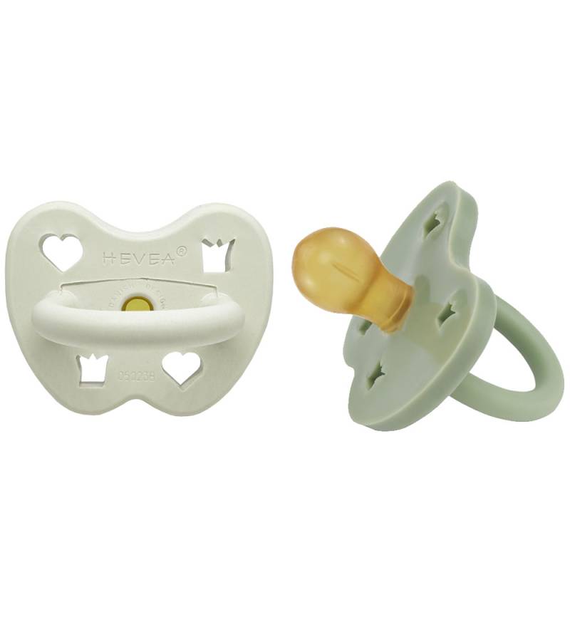 Hevea Schnuller - 3-36 Mt. - 2er-Pack - Naturgummi - Kiefernwies - Hevea - 3-36 mt - Schnuller Hevea Schnuller - 3-36 Mt. - 2er-Pack - Naturgummi - Kiefernwies - Hevea - 3-36 mt - Schnuller von Hevea