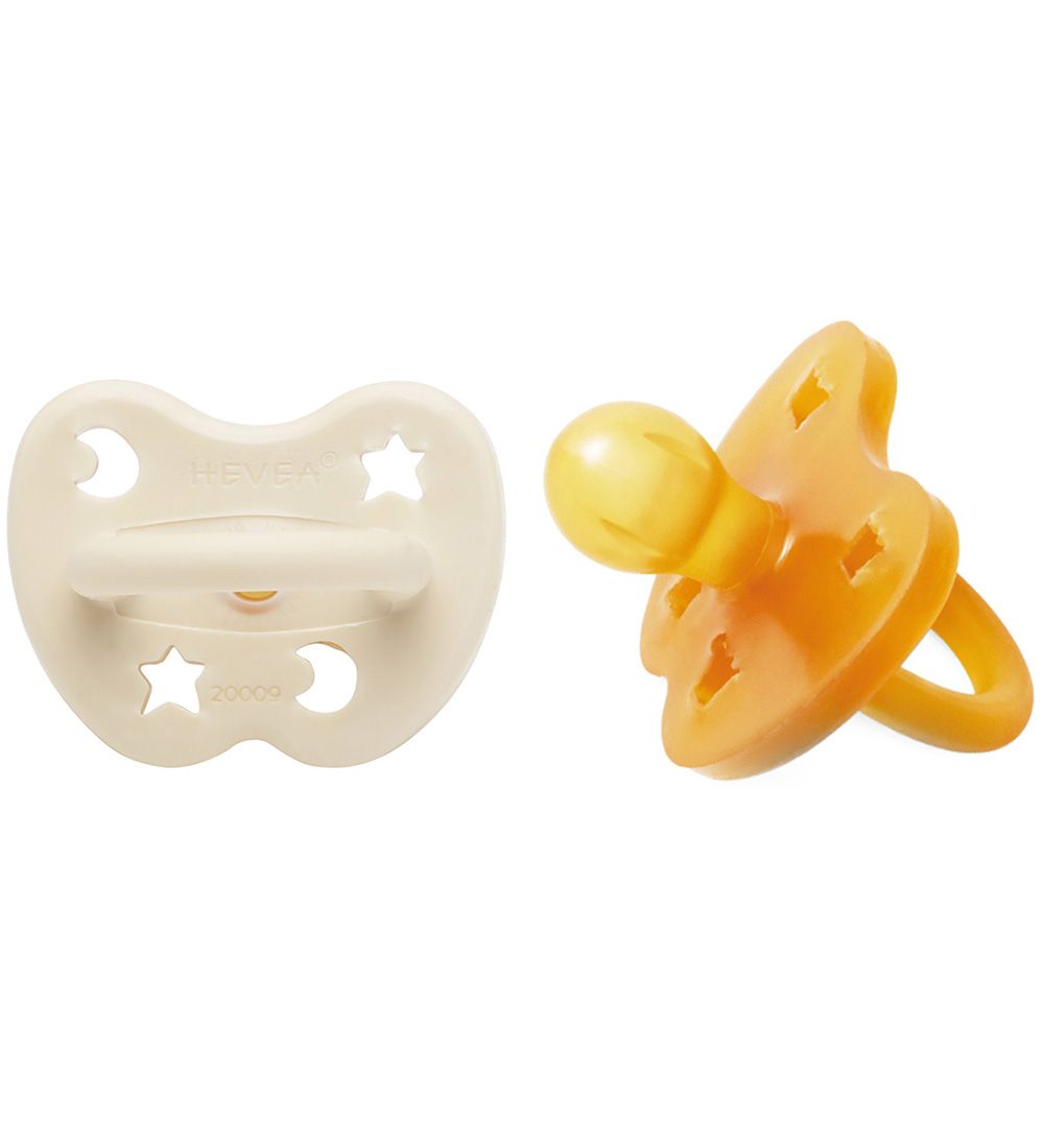Hevea Schnuller - 3-36 Mt. - 2er-Pack - Naturgummi - Milchig Whi - Hevea - One Size - Schnuller Hevea Schnuller - 3-36 Mt. - 2er-Pack - Naturgummi - Milchig Whi - Hevea - One Size - Schnuller von Hevea