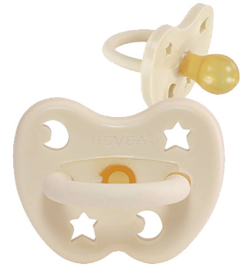 Hevea Schnuller - 3-36 mt. - Naturgummi - White m. Stern/Mond - Hevea - 3-36 mt - Schnuller Hevea Schnuller - 3-36 mt. - Naturgummi - White m. Stern/Mond - Hevea - 3-36 mt - Schnuller von Hevea