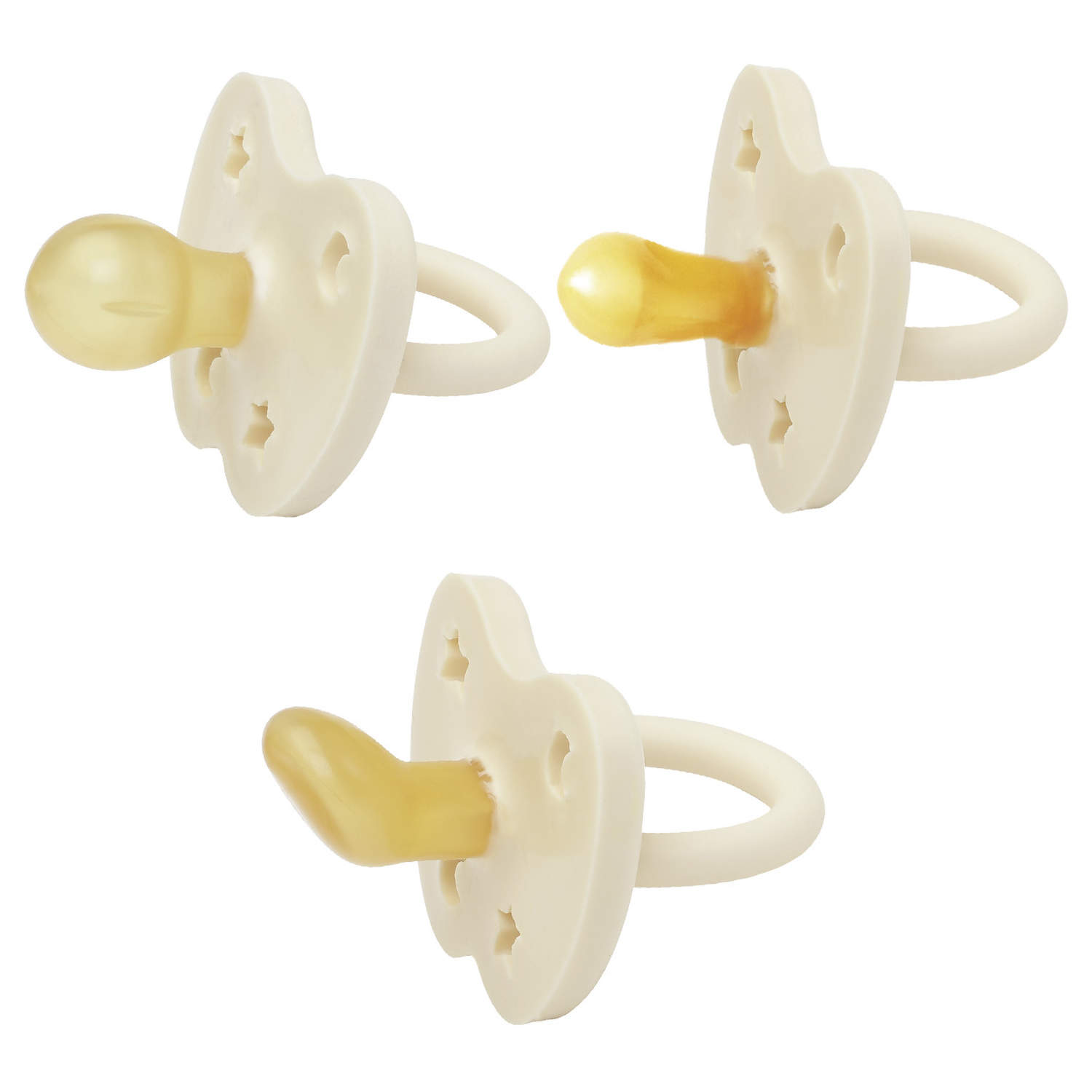 Hevea - Schnuller 3er-Pack Probierset Newborn 0-3 Monate von Hevea