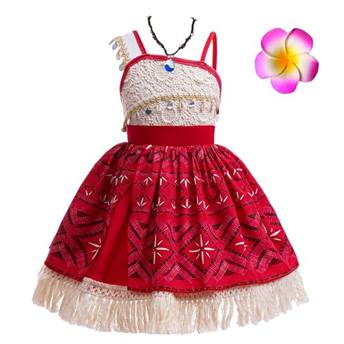 Hewtwerck Prinzessinnen-Kostüm für Mädchen, Geburtstag, Party, Verkleidung, Kleinkind, Kinder, Weihnachten, Cosplay, Outfits mit Zubehör, Rot, 8 - 9 Jahre Hewtwerck Prinzessinnen-Kostüm für Mädchen, Geburtstag, Party, Verkleidung, Kleinkind, Kinder, Weihnachten, Cosplay, Outfits mit Zubehör, Rot, 8 - 9 Jahre von Hewtwerck