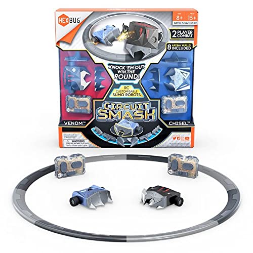 HEXBUG Circuit Smash Robots, Remote Control Customizable Robot, Sumo Style Gameplay, Toy For Kids Ages 8 and Up von Hexbug