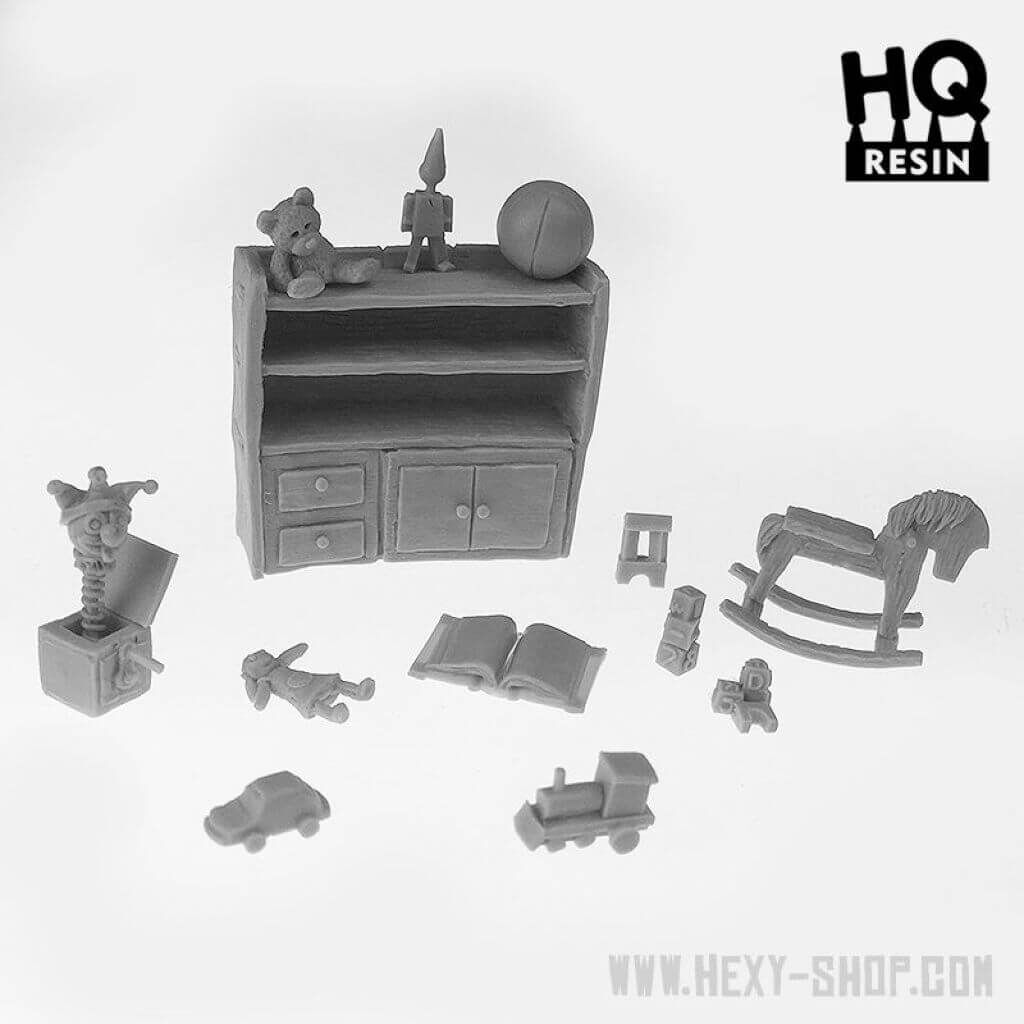 'Retro Spielzeug Basing Kit' von Hexy