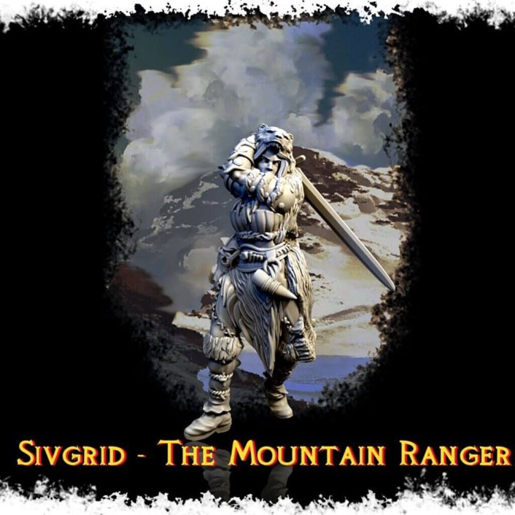 'Sivgrid The Mountain Ranger' von Hexy