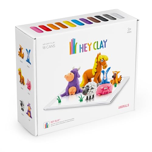 Hey Clay Animals Set - Interaktive Knete Tiere 15 Farben von Hey Clay